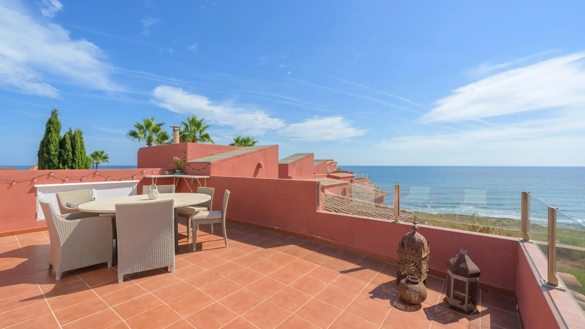 Beautiful Frontline Beach Townhouse Marbella Spain